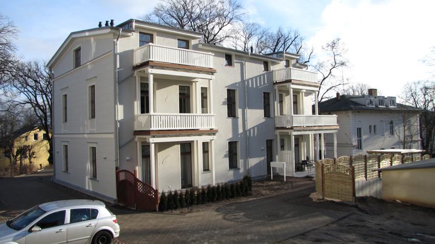 Die Villa von der Rückseite
